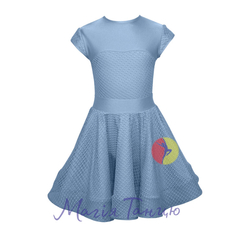 Бейсик бальна сукня "Аврора" (купальник і спідниця), Розмір: р. 134, Колір: Блакитний