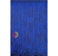 Бахрома танцювальна 15 см. різнокольорова, Колір Бахроми: Синій