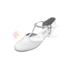 Туфлі дитячі Gala Valtz 308 білий лак закр носок, Розмір взуття: р. 21,5 (34)
