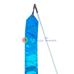 Стрічка гімнастична (6 м), Колір гімнастичної стрічки: Голубий