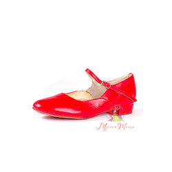 Туфли танцевальные красные