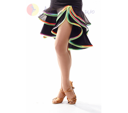 Спідниця для Сальси з воланами і регіліном, Розмір одягу: р. 44 (S)