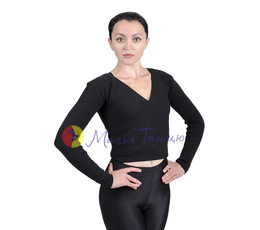 Кофта в'язана для розігріву (кофта болеро), фото 1