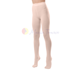 Колготки для танців та балету рожеві персикові TULONI виробництва Італія, фото 3