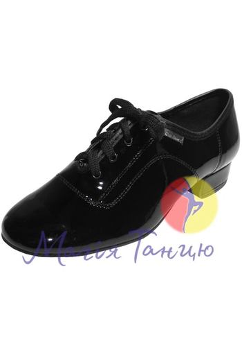 Туфли мужской стандарт Clubdance 92102 чёрный лак, Размер обуви: р. 22,5 (35)