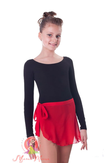 Спідниця-хітон на зав'язках червона - 30%, Розмір одягу: р. L