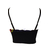 Топ з чашками на бретелях подовжений чорний, фото 3