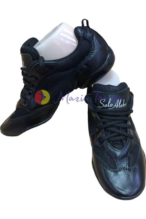 Снікера кросівки SOLO ALEKS низькі чорні, фото 1