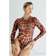 Боді із сітки, ДР, леопард. принт, Bevel Heels, Размер одежды: р. L